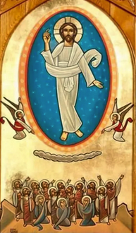 A Coptic icon of the Ascension